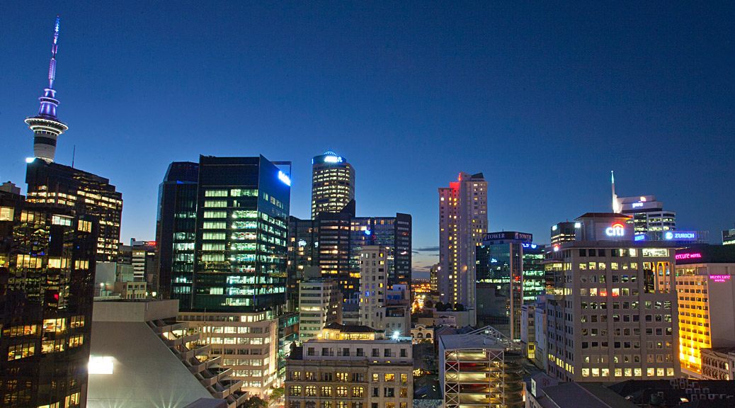 Auckland by night